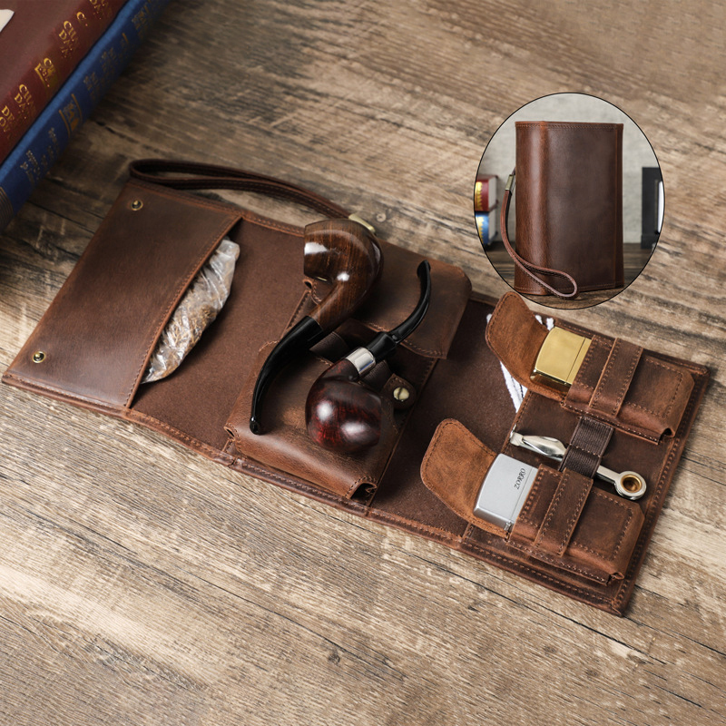 Vintage Multifunctional Protable Pipe Storage Bag AB02