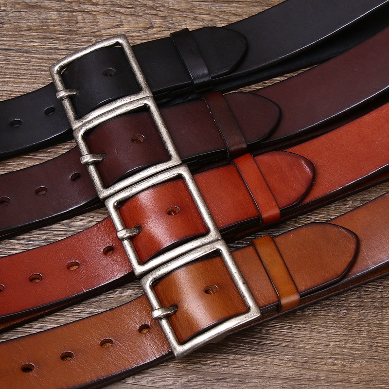 Vintage Casual Genuine Leather Belt Wide 4.3CM B86