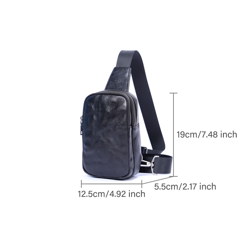 Vintage Genuine Leather Chest Bag VB13