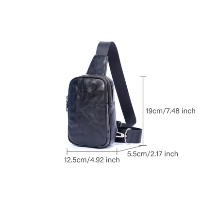 Vintage Genuine Leather Chest Bag VB13