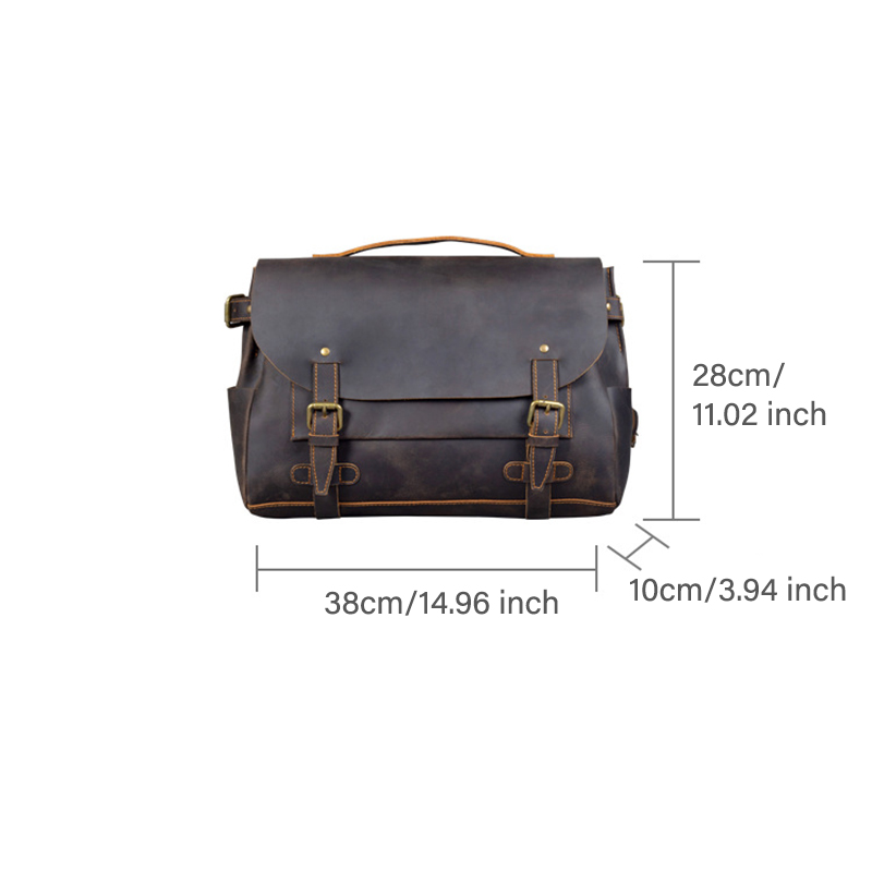 Genuine Leather Vintage Mailman Bag VB18