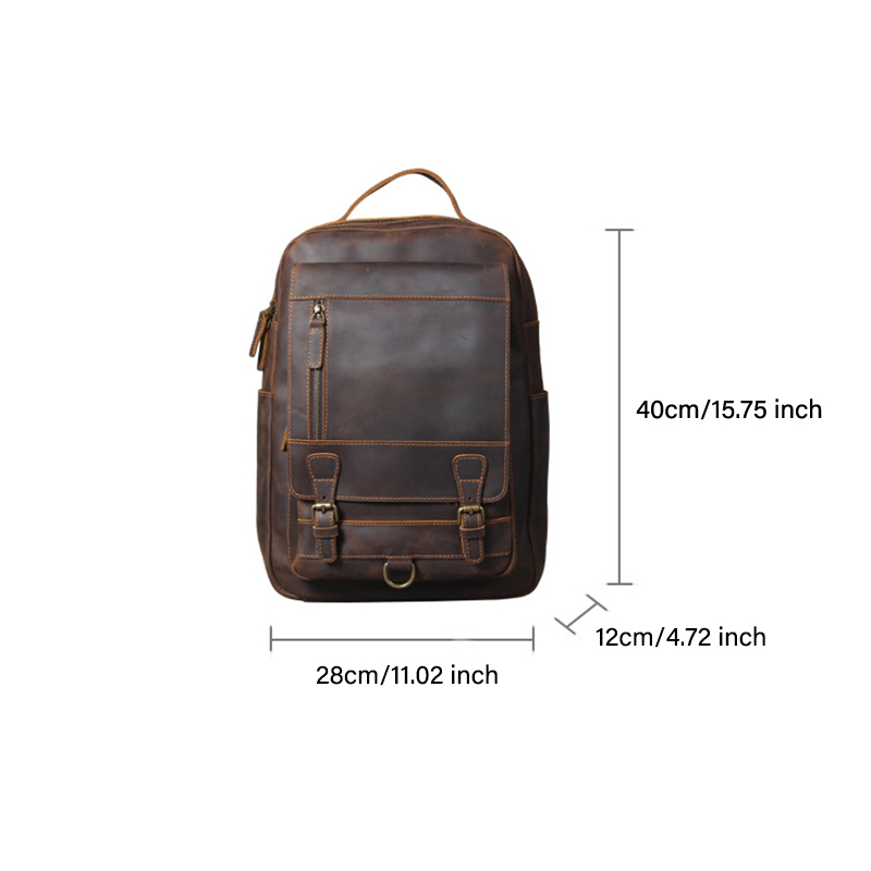 Vintage Genuine Leather Backpack VB07