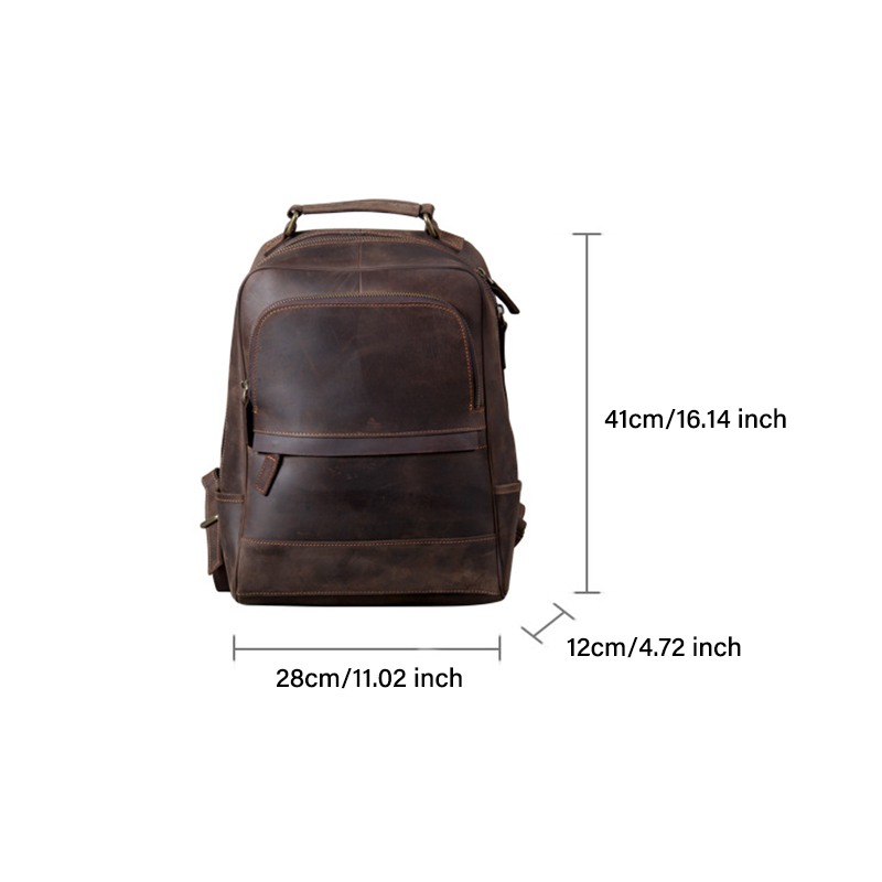 Vintage Genuine Leather Backpack VB35-KKICO