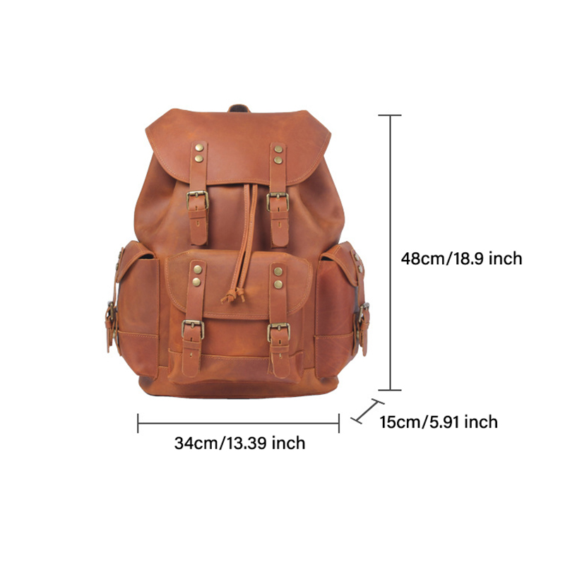 Vintage Genuine Leather Backpack VB38-KKICO