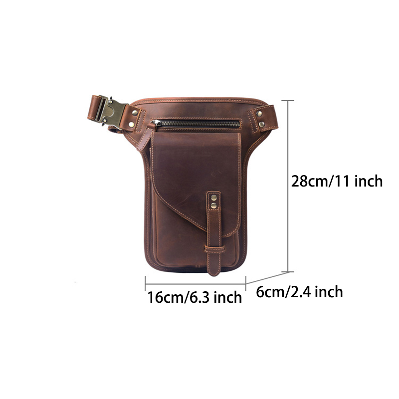 Vintage Genuine Leather Waist/Shoulder Bag VB45-KKICO