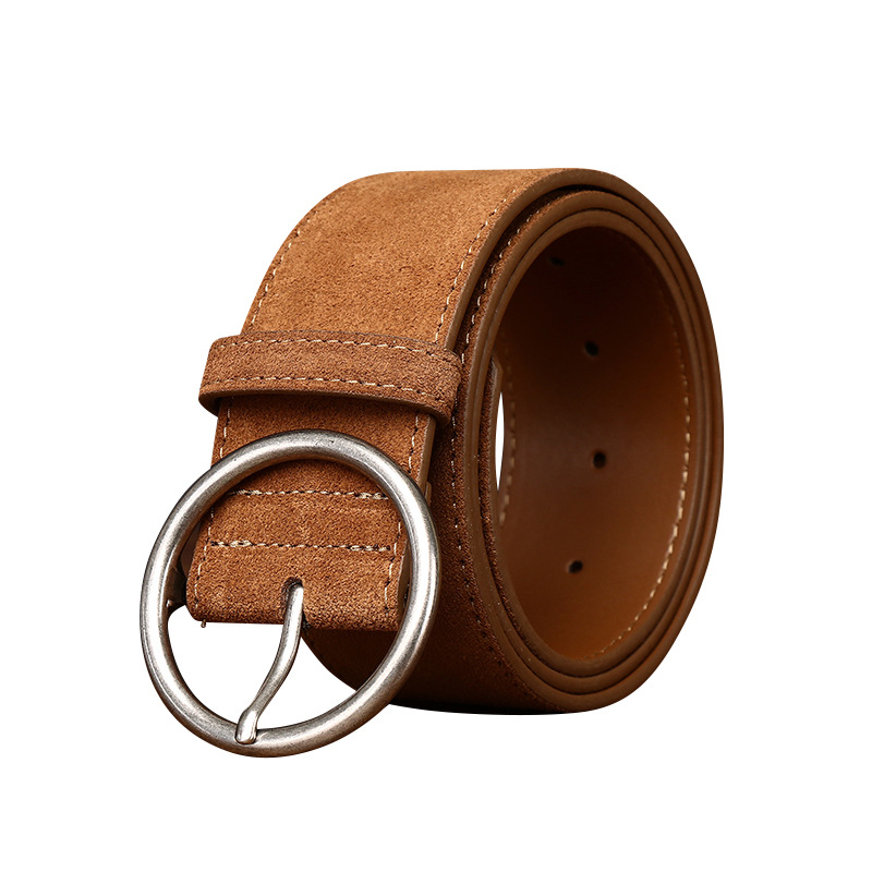 Vintage Casual Genuine Leather Belt Wide 4.7CM B88