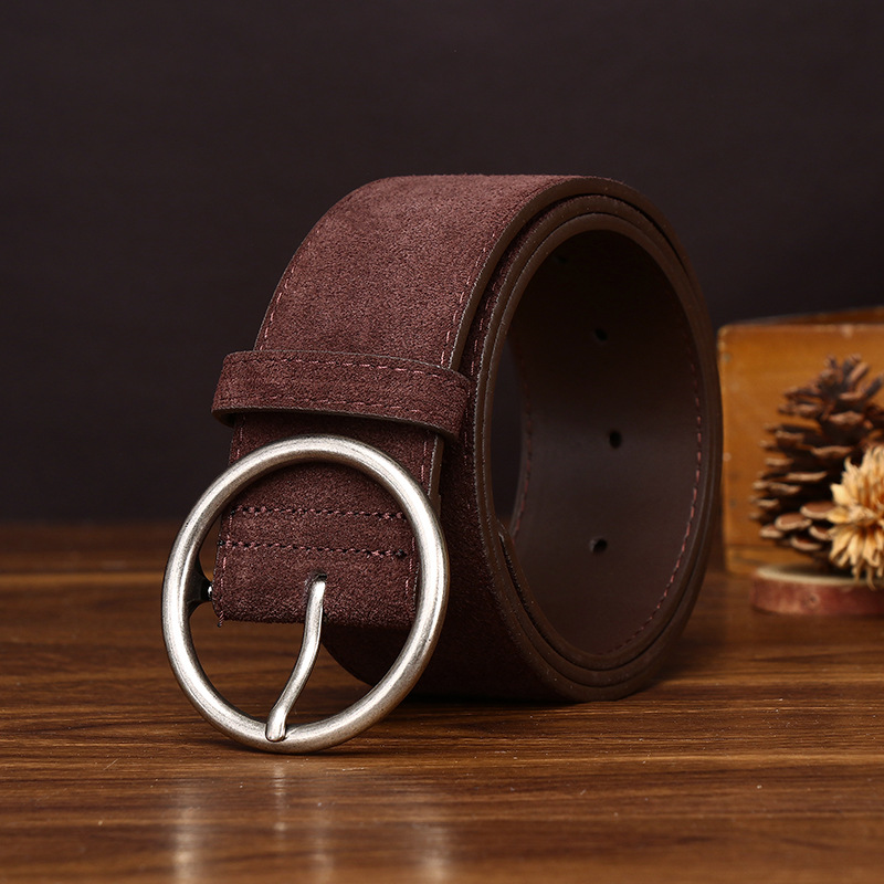 Vintage Casual Genuine Leather Belt Wide 4.7CM B88