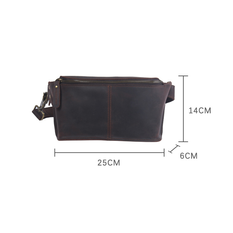 Vintage Genuine Leather Waist Bag VB06