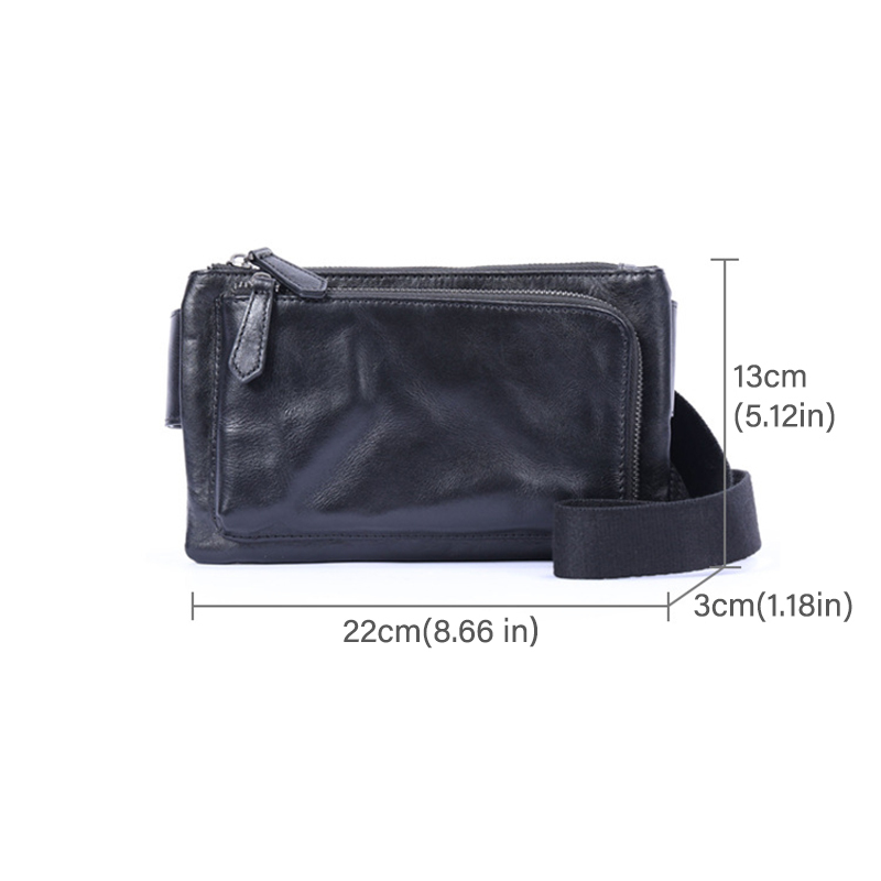 Vintage Genuine Leather Chest Bag VB06
