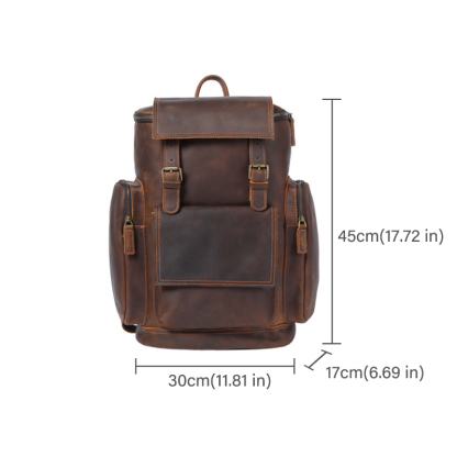 Vintage Genuine Leather Backpack VB08