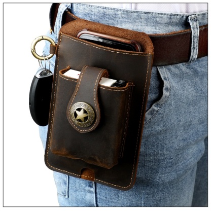 Vintage Genuine Leather Belt Bag VB042