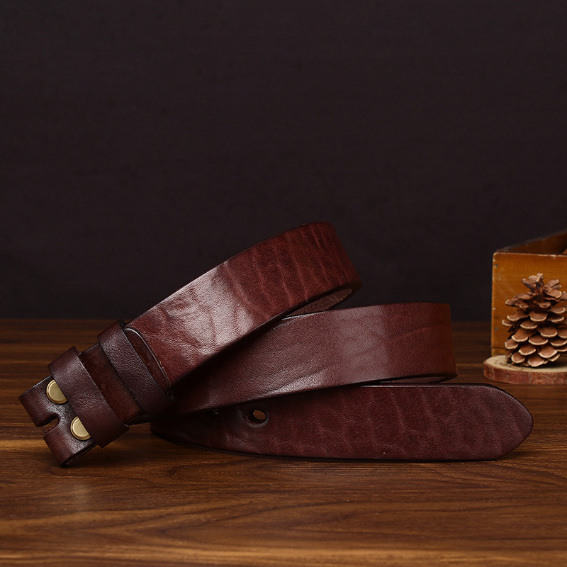 Heritage Buffalo Leather Belt Strap Wide 3.8CM B89