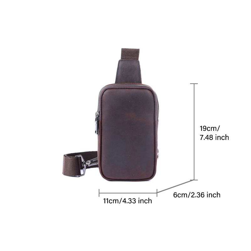 Vintage Genuine Leather Chest Bag VB22