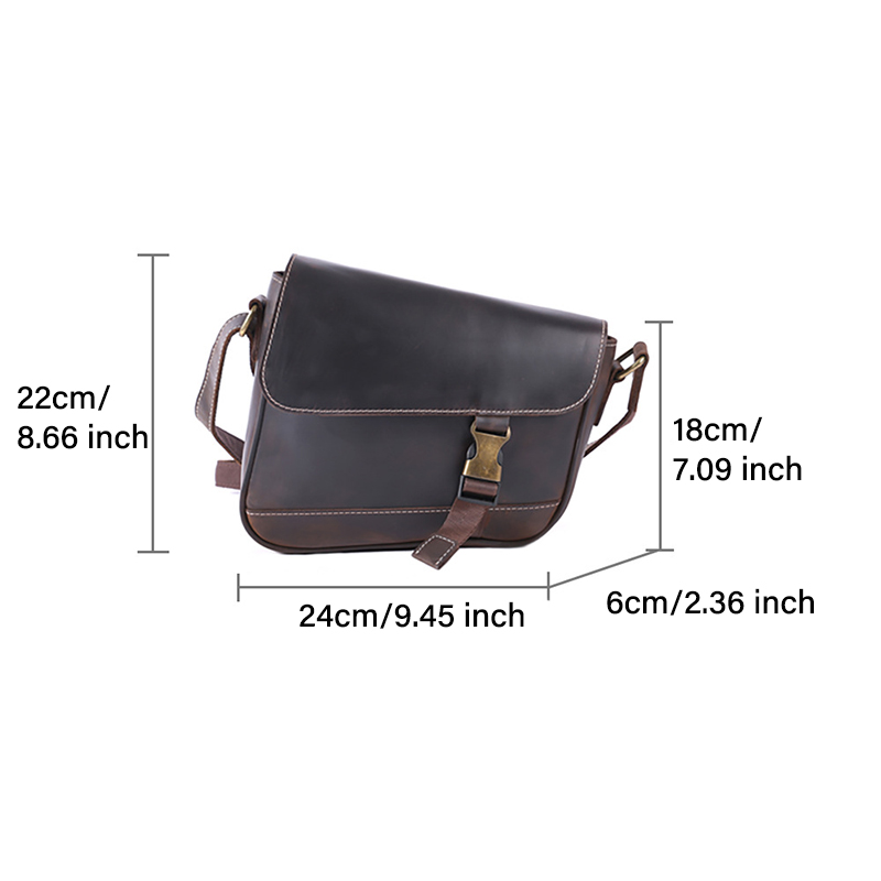 Genuine Leather Vintage Messenger Bag VB33