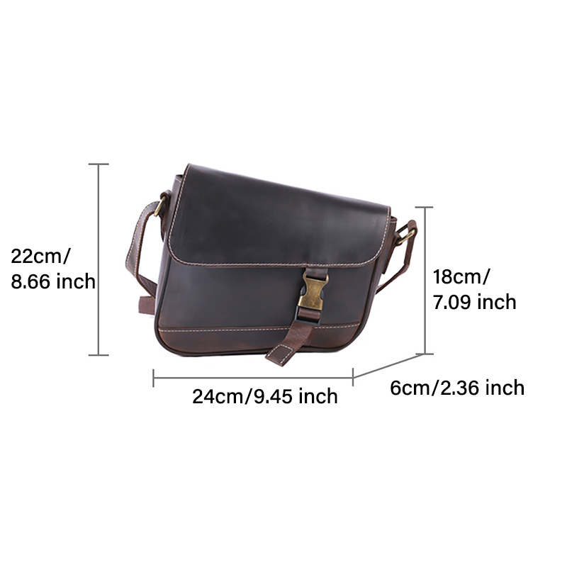 Genuine Leather Vintage Messenger Bag VB33