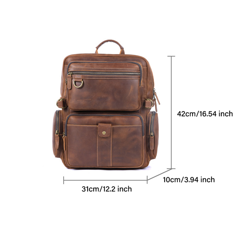 Vintage Genuine Leather Backpack VB36-KKICO