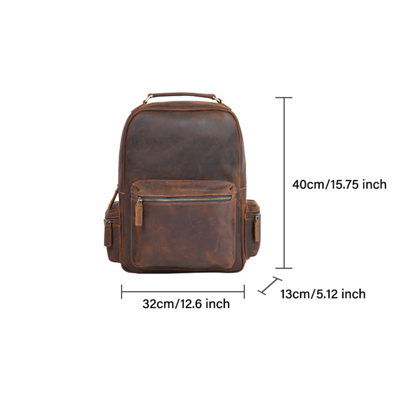 Vintage Genuine Leather Backpack VB37-KKICO