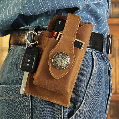 Vintage Genuine Leather Belt Bag VB041
