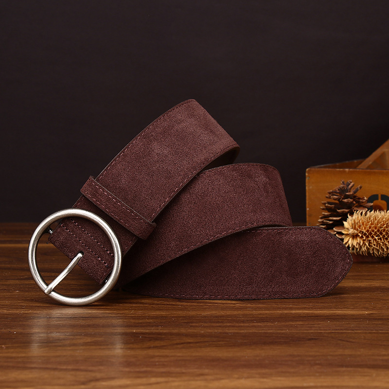 Vintage Casual Genuine Leather Belt Wide 4.7CM B88