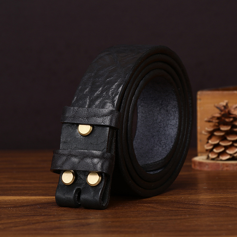 Heritage Buffalo Leather Belt Strap Wide 3.8CM B89