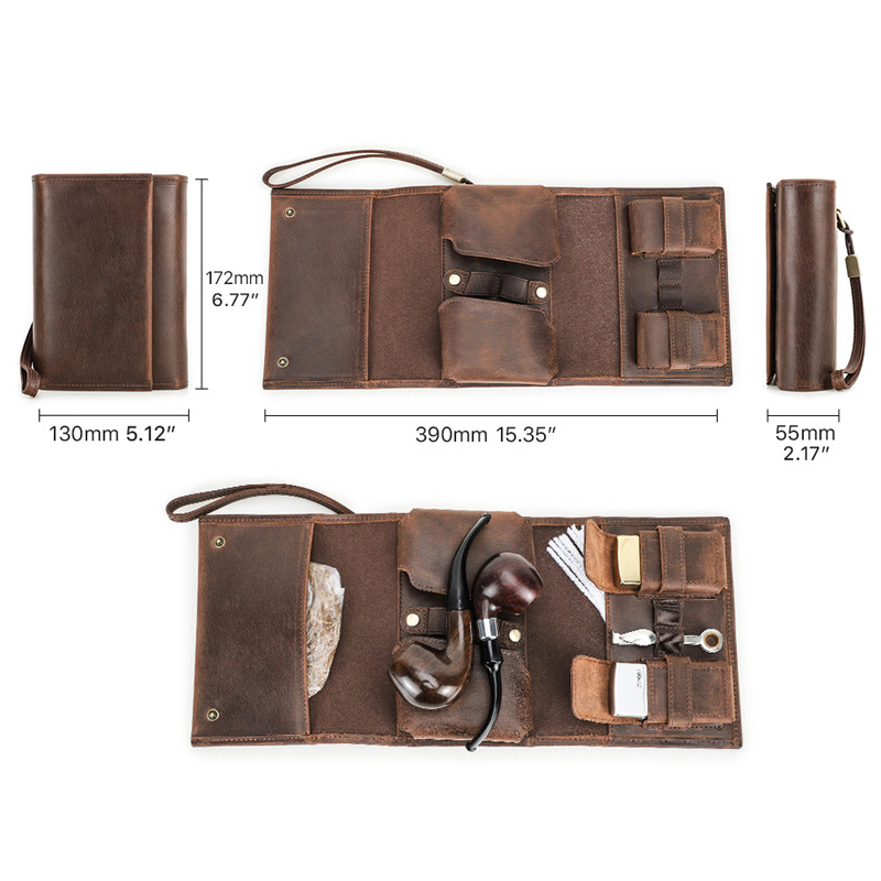 Vintage Multifunctional Protable Pipe Storage Bag AB02