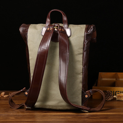 Vintage Genuine Leather Backpack