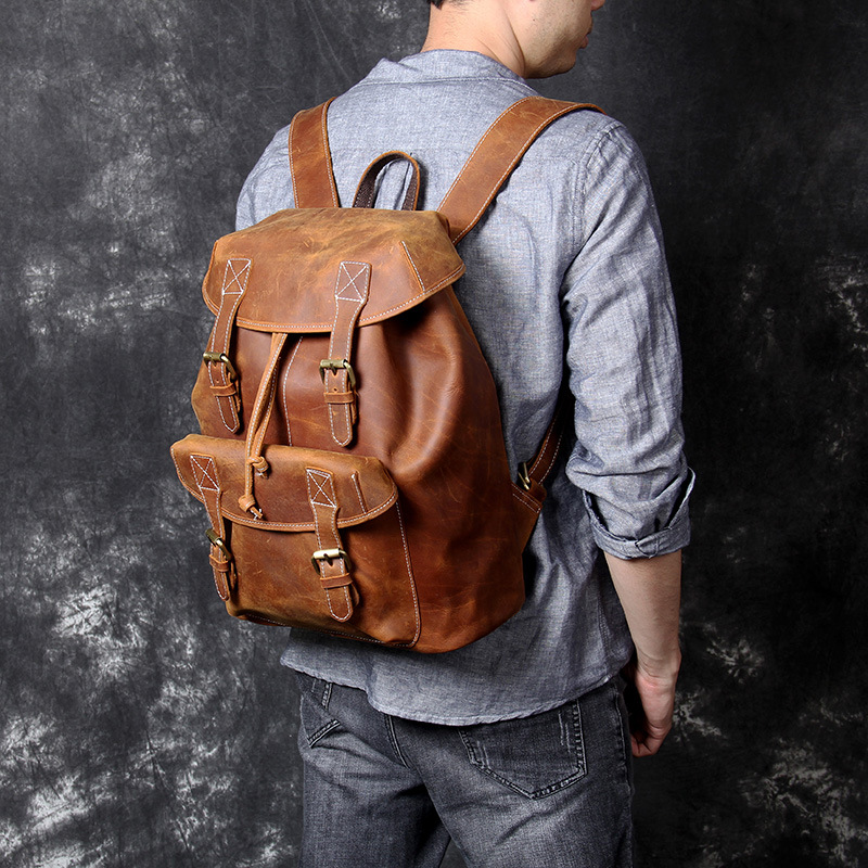 Vintage Genuine Leather Backpack VB03