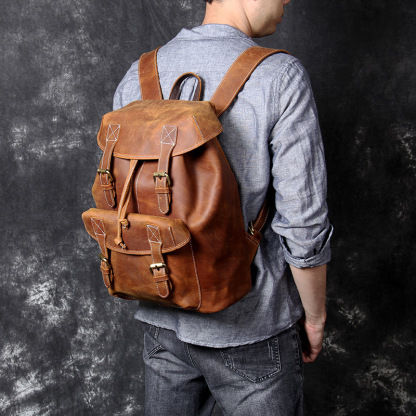 Vintage Genuine Leather Backpack VB03
