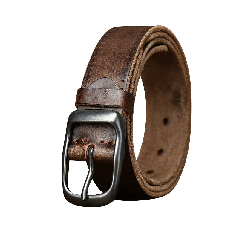 Rustic Leather Everyday Belt 3.3CM  B02-KKICO