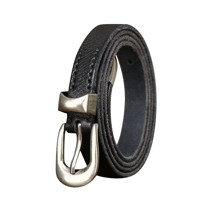 Vintage Genuine Leather Belt 1.8cm Wide B24-KKICO