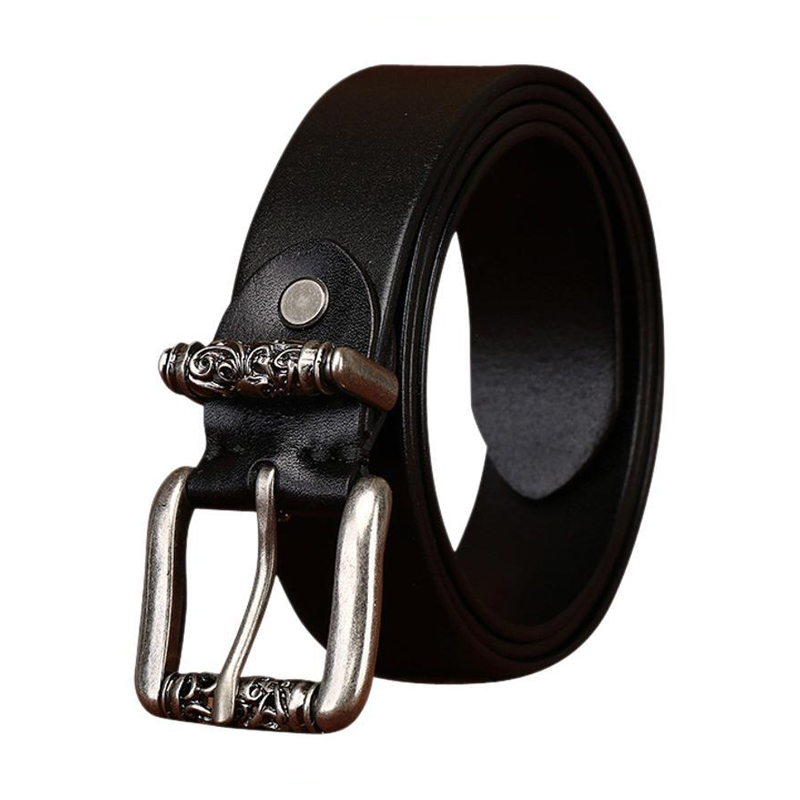 Vintage Genuine Leather Belt Wide 3.3CM B44-KKICO