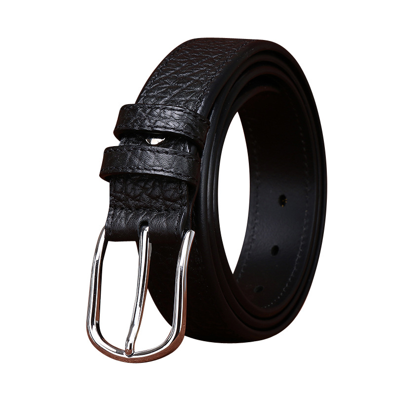 Reversible Genuine Leather Business Belt Wide 3.3CM B45-KKICO