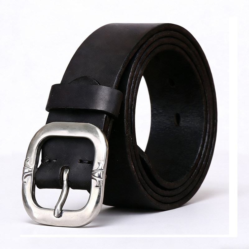 Vintage Genuine Leather Belt Wide 3.8CM B85-KKICO