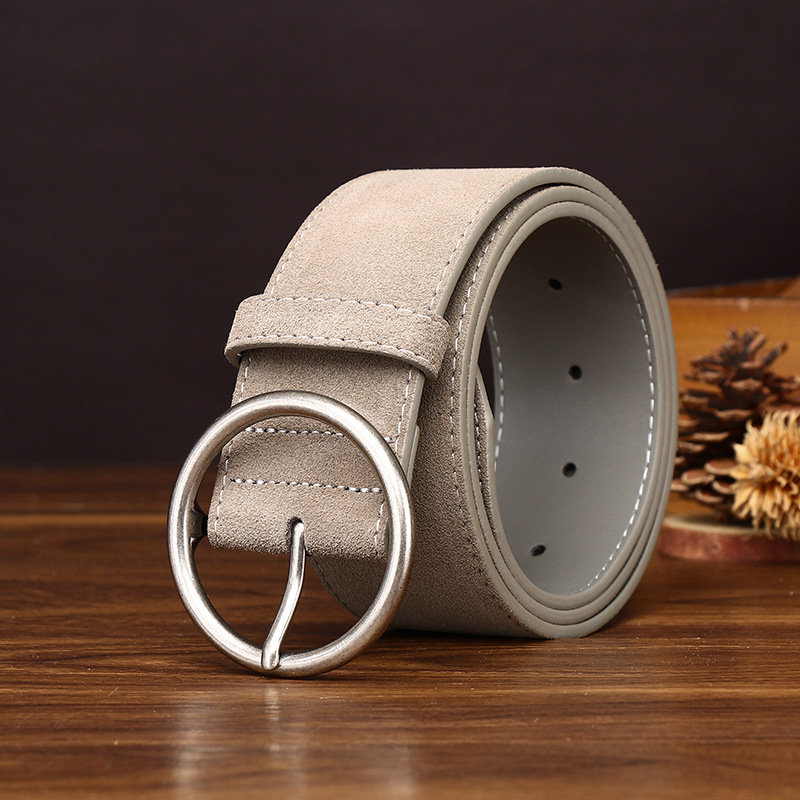 Vintage Casual Genuine Leather Belt Wide 4.7CM B88