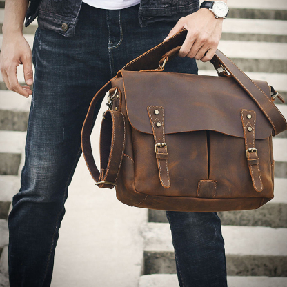 Genuine Leather Vintage Handbag VB10