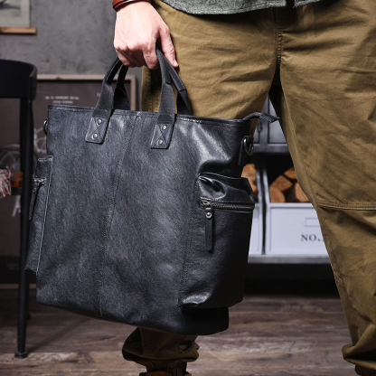 Vintage Genuine Leather Shoulder Bag Briefcase VB19