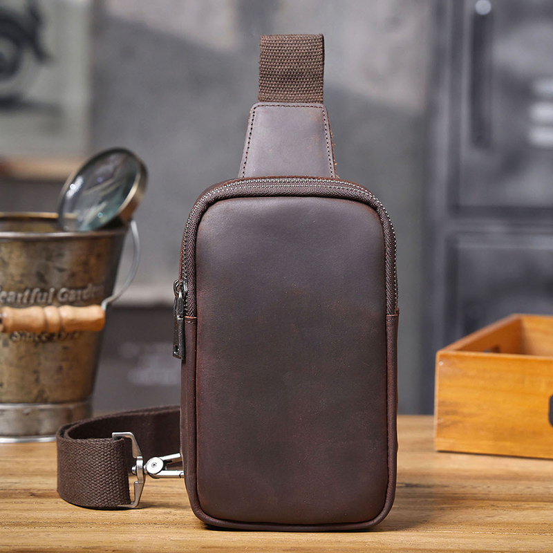 Vintage Genuine Leather Chest Bag VB22