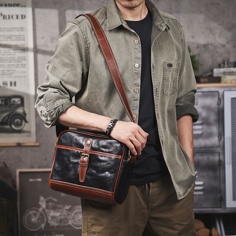 Vintage Genuine Leather Shoulder Bag VB26