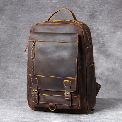 Vintage Genuine Leather Backpack VB07