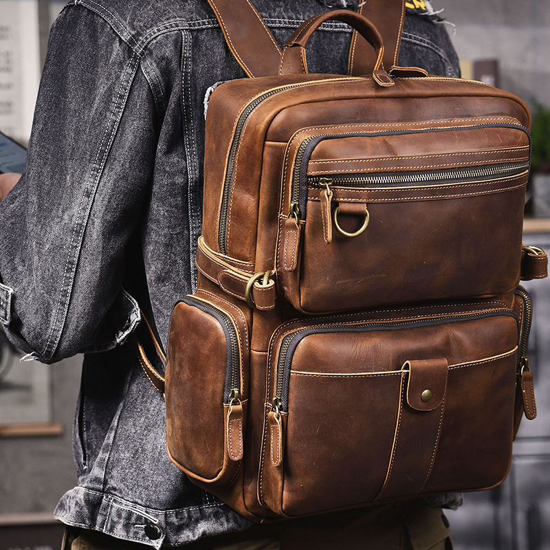 Vintage Genuine Leather Backpack VB36-KKICO