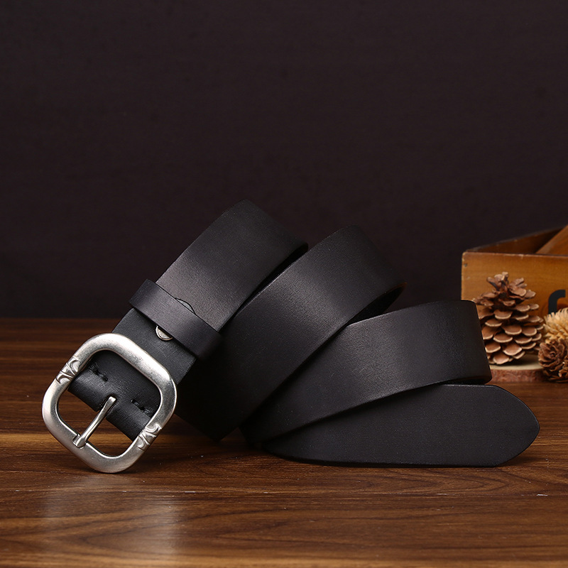 Vintage Genuine Leather Belt Wide 3.8CM B85-KKICO