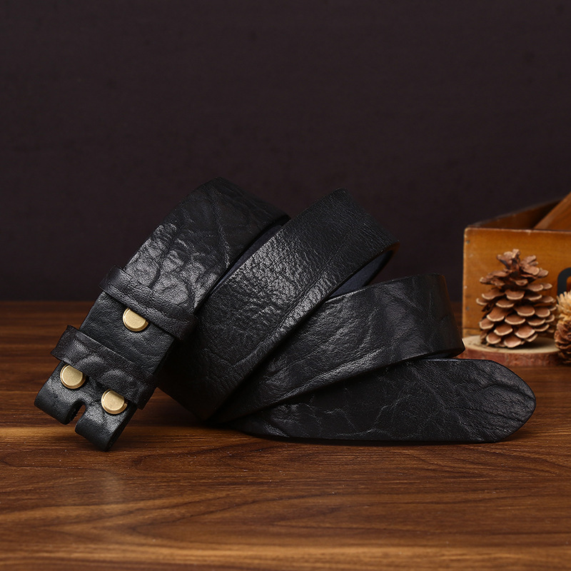 Heritage Buffalo Leather Belt Strap Wide 3.8CM B89