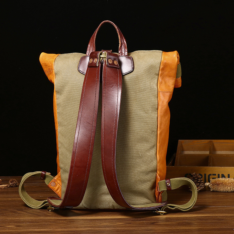 Vintage Genuine Leather Backpack