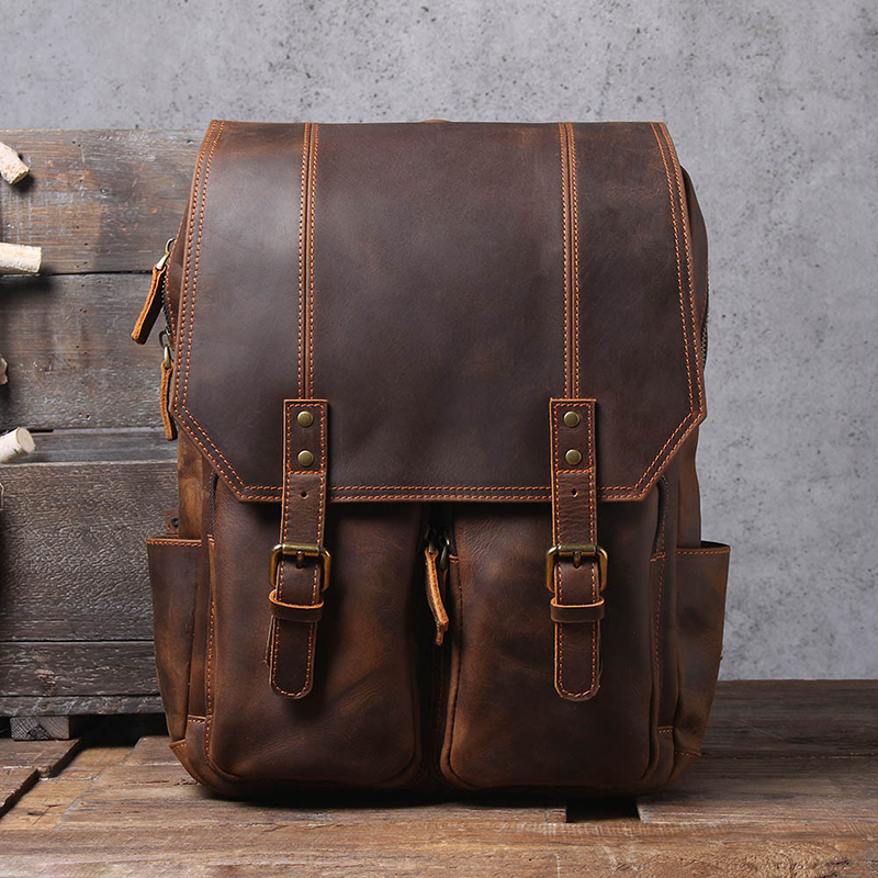 Vintage Genuine Leather Backpack VB02