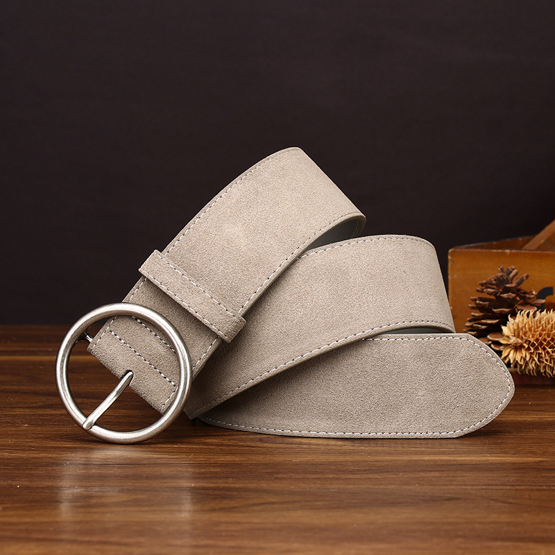 Vintage Casual Genuine Leather Belt Wide 4.7CM B88