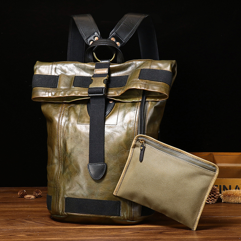 Vintage Genuine Leather Backpack