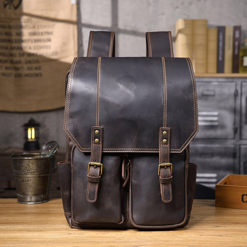 Vintage Genuine Leather Backpack VB02