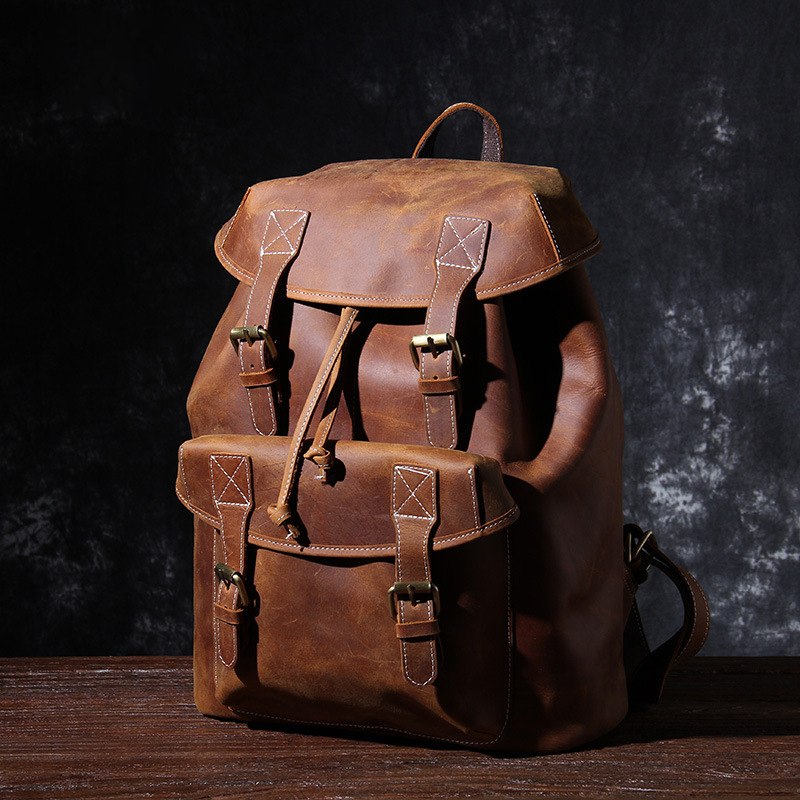 Vintage Genuine Leather Backpack VB03