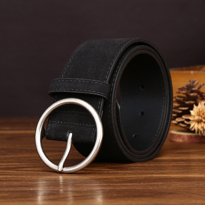 Vintage Casual Genuine Leather Belt Wide 4.7CM B88