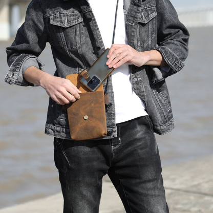 Vintage Genuine Leather Shoulder Bag VB20